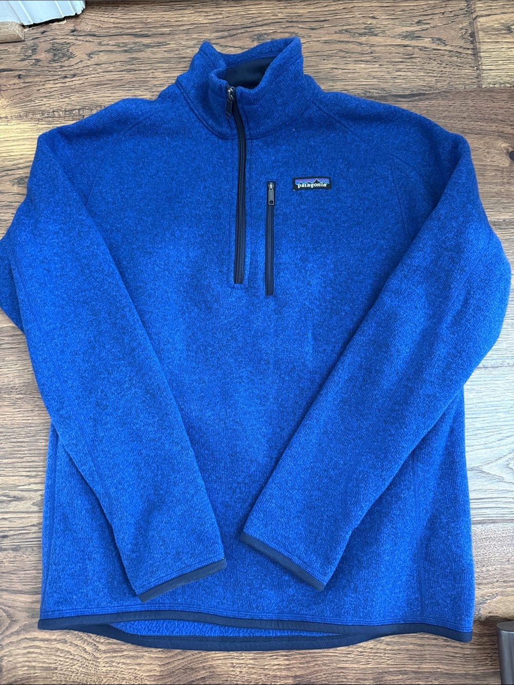 Patagonia Men's Royal Blue Half-Zip Fleece Pullover